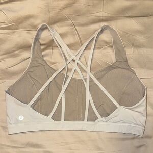 lululemon athletica, White, Size 12, Energy Sports Bra